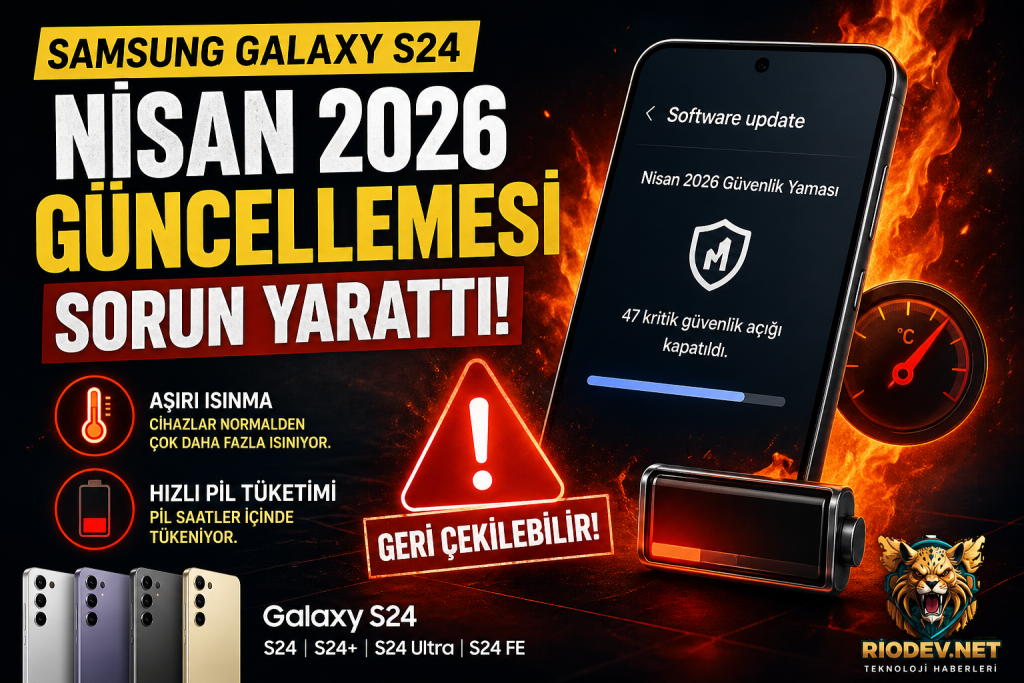 Samsung Galaxy S24 Güncellemesi Sorun Yarattı: Nisan 2026 Yaması Geri Çekilebilir